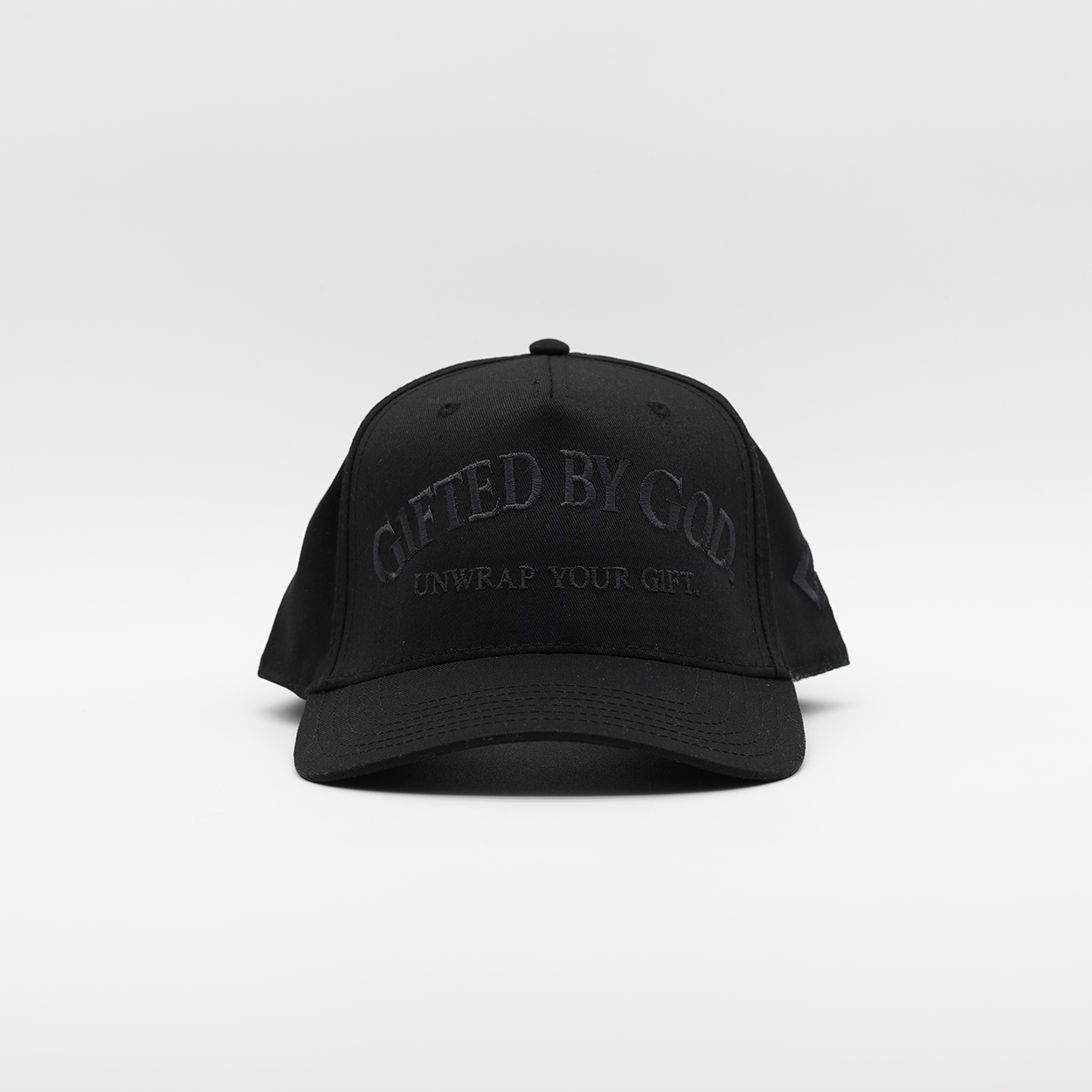 Black UYG 5 Panel Hat