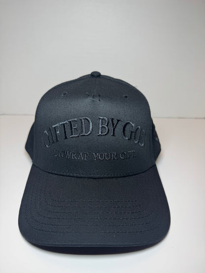 Black UYG 5 Panel Hat