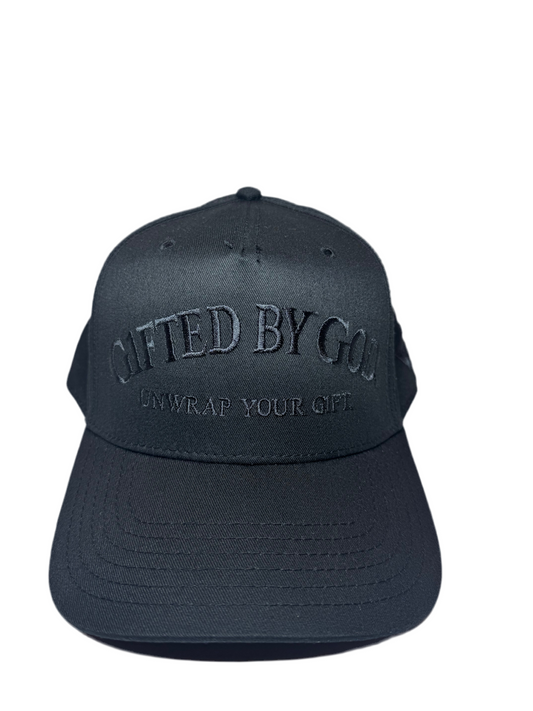 Black UYG 5 Panel Hat