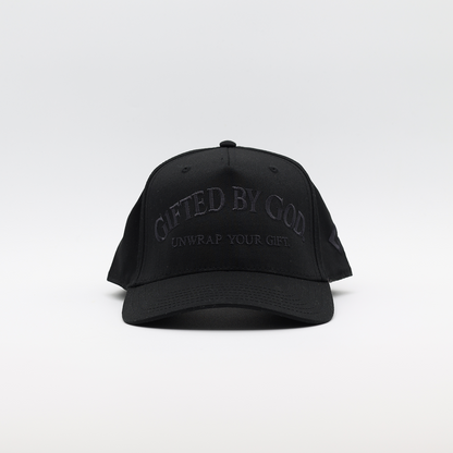 Black UYG 5 Panel Hat