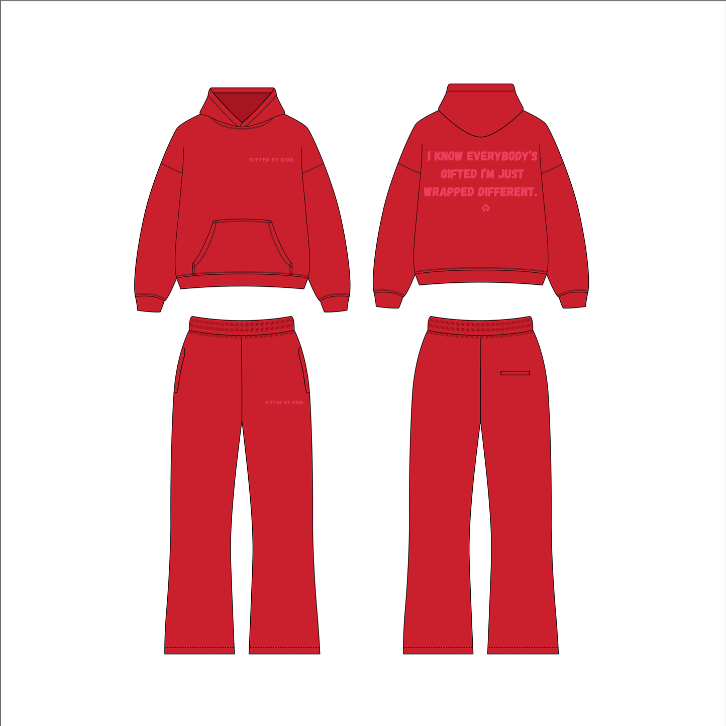 “WRAPPED DIFFERENT” Jogger Set